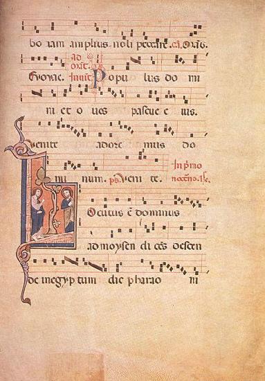 unknow artist Fragment of an Antiphonale after